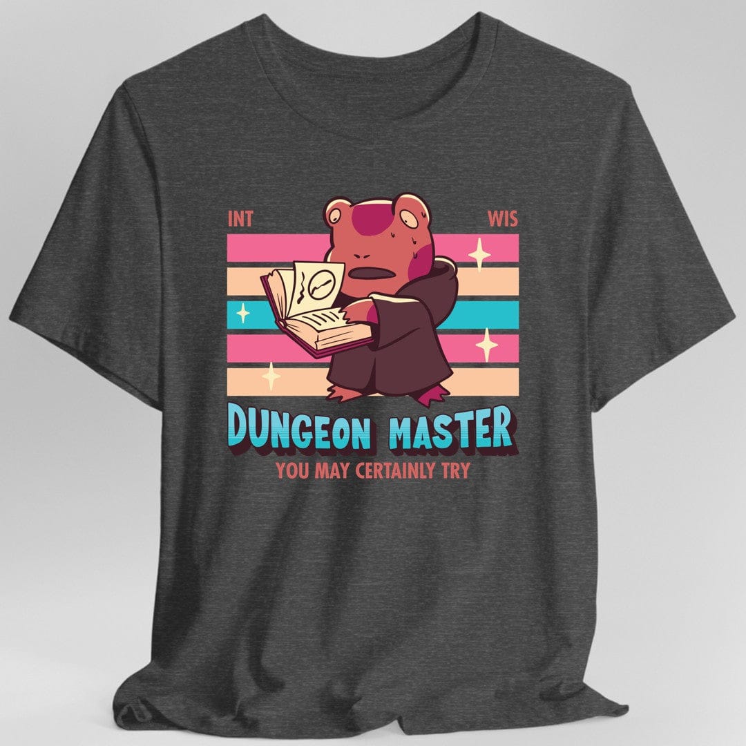 Printify T-Shirt Dark Heather / S DnD Dungeon Master Shirt - D&D Kawaii Class T-shirt