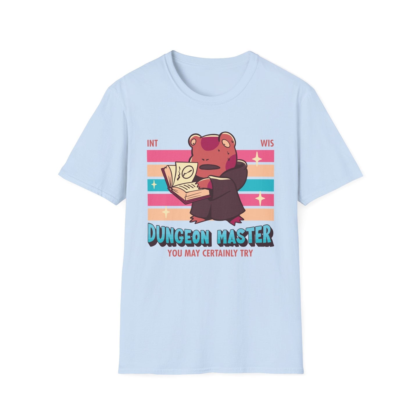 Printify T-Shirt Light Blue / S DnD Dungeon Master Shirt - D&D Kawaii Class T-shirt