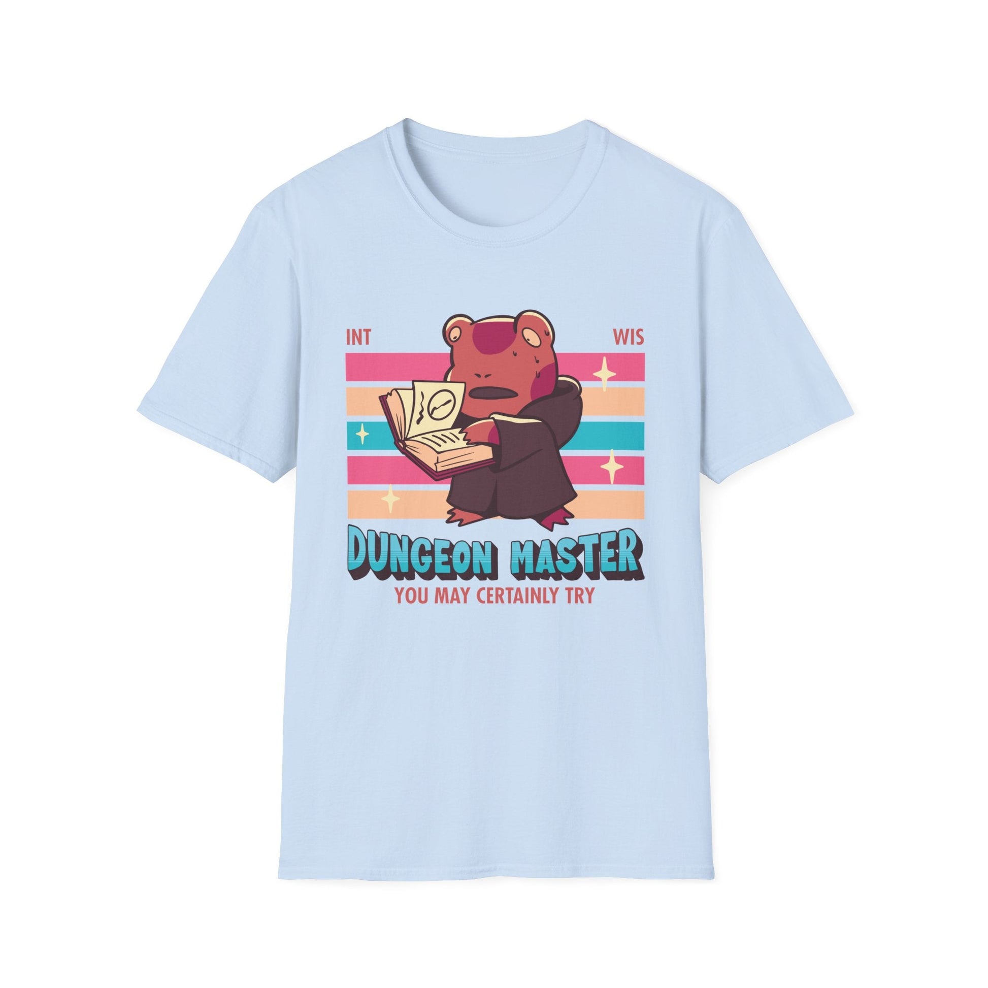 Printify T-Shirt Light Blue / S DnD Dungeon Master Shirt - D&D Kawaii Class T-shirt