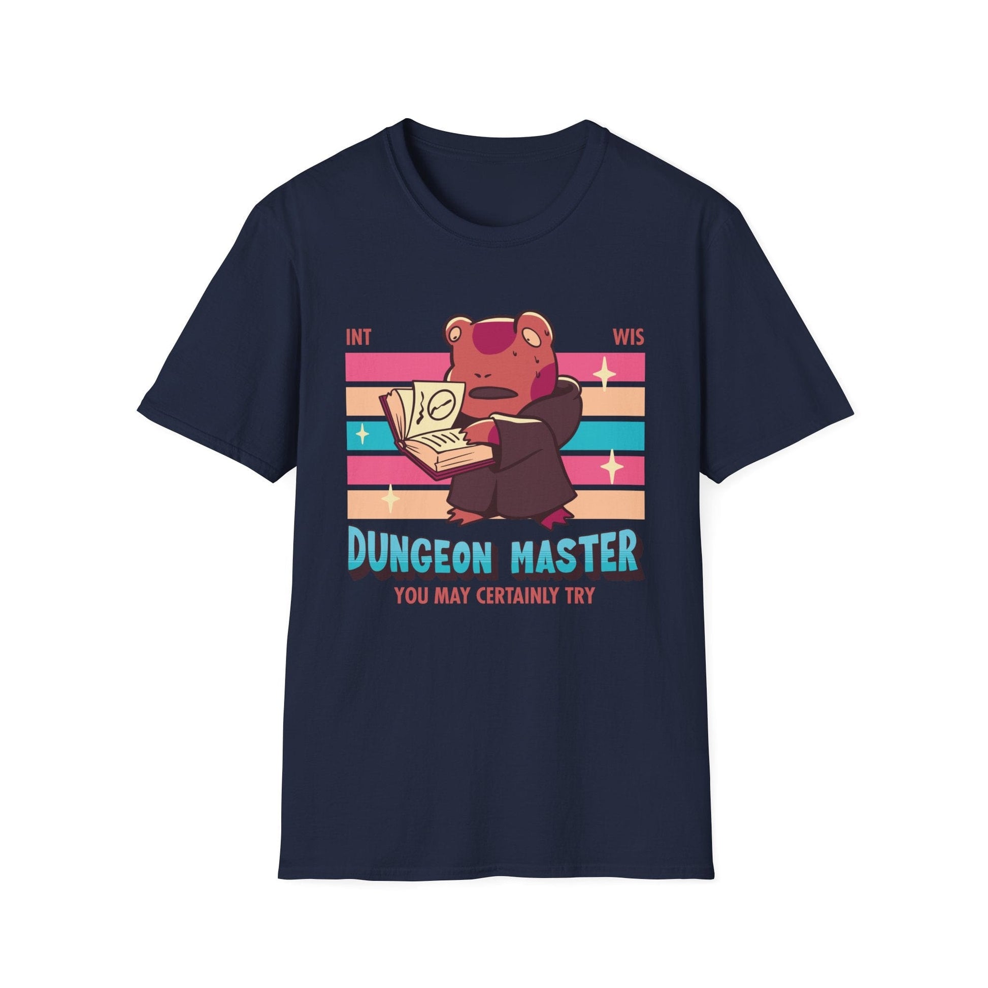 Printify T-Shirt Navy / S DnD Dungeon Master Shirt - D&D Kawaii Class T-shirt