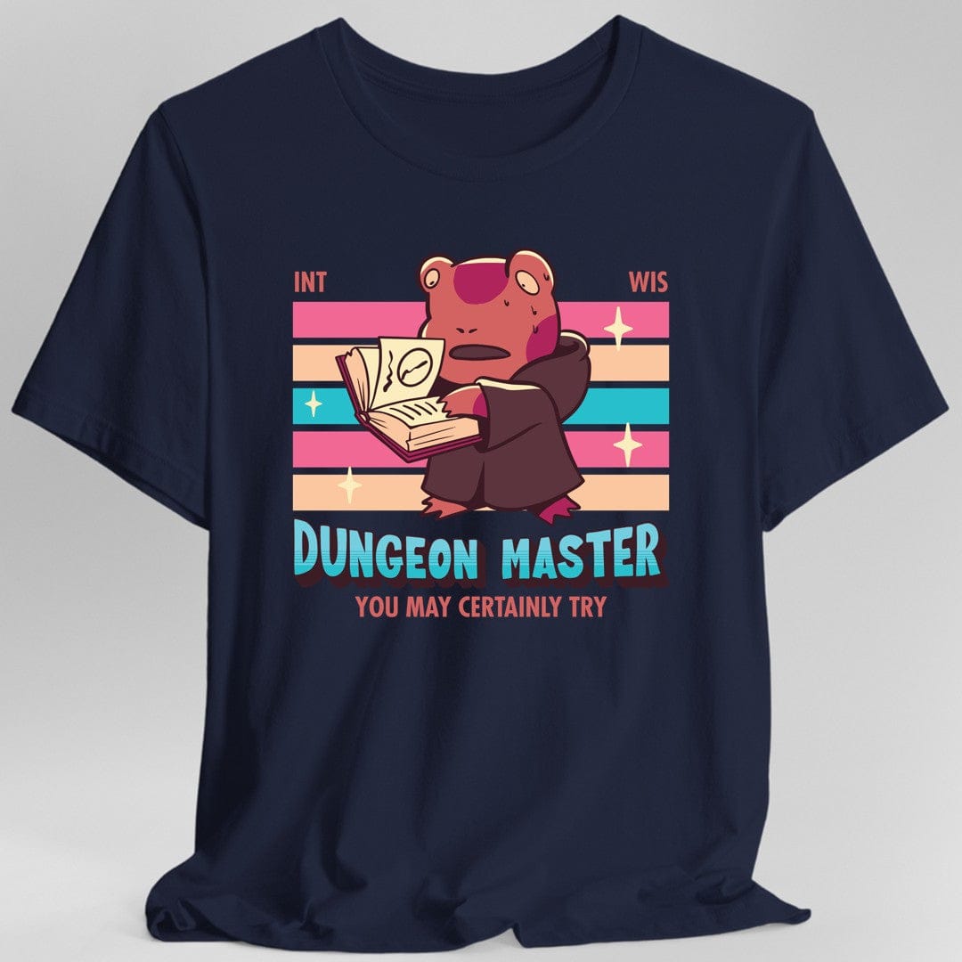 Printify T-Shirt Navy / S DnD Dungeon Master Shirt - D&D Kawaii Class T-shirt