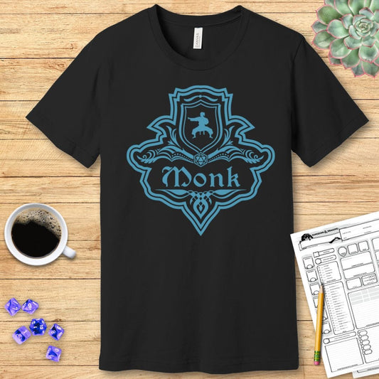 Printify T-Shirt DnD Monk Class Emblem T-Shirt