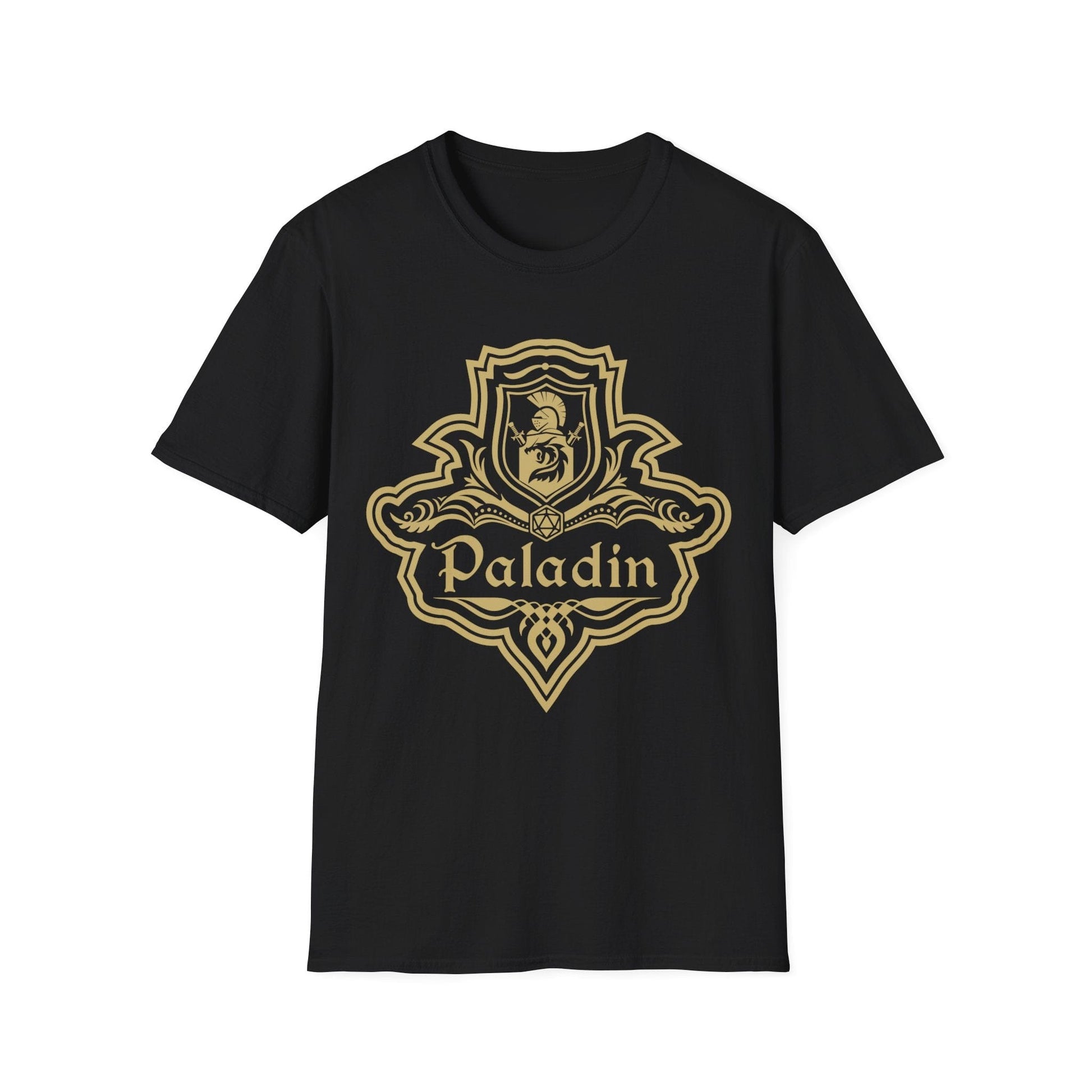 Printify T-Shirt Black / S DnD Paladin Class Emblem T-Shirt
