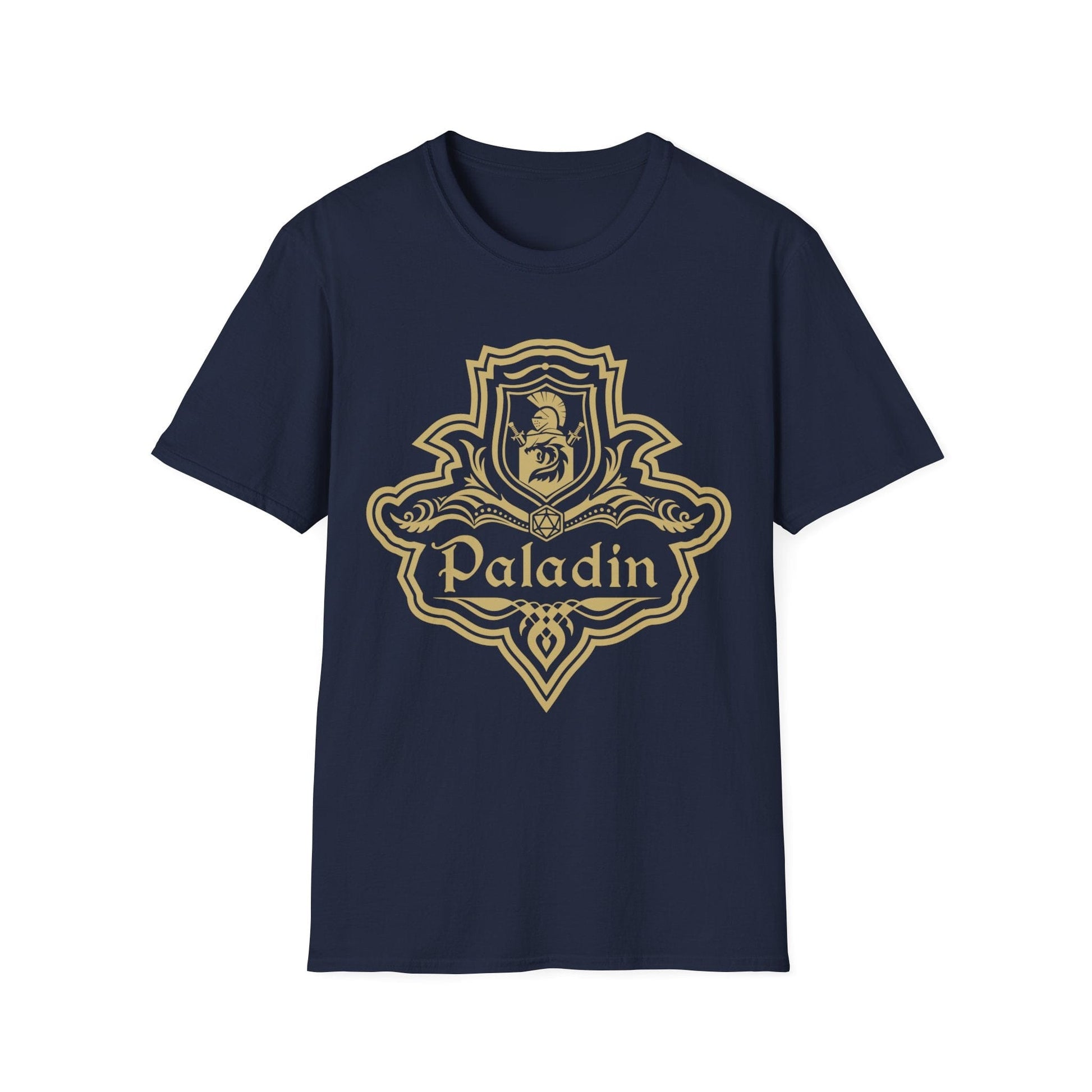 Printify T-Shirt Navy / S DnD Paladin Class Emblem T-Shirt