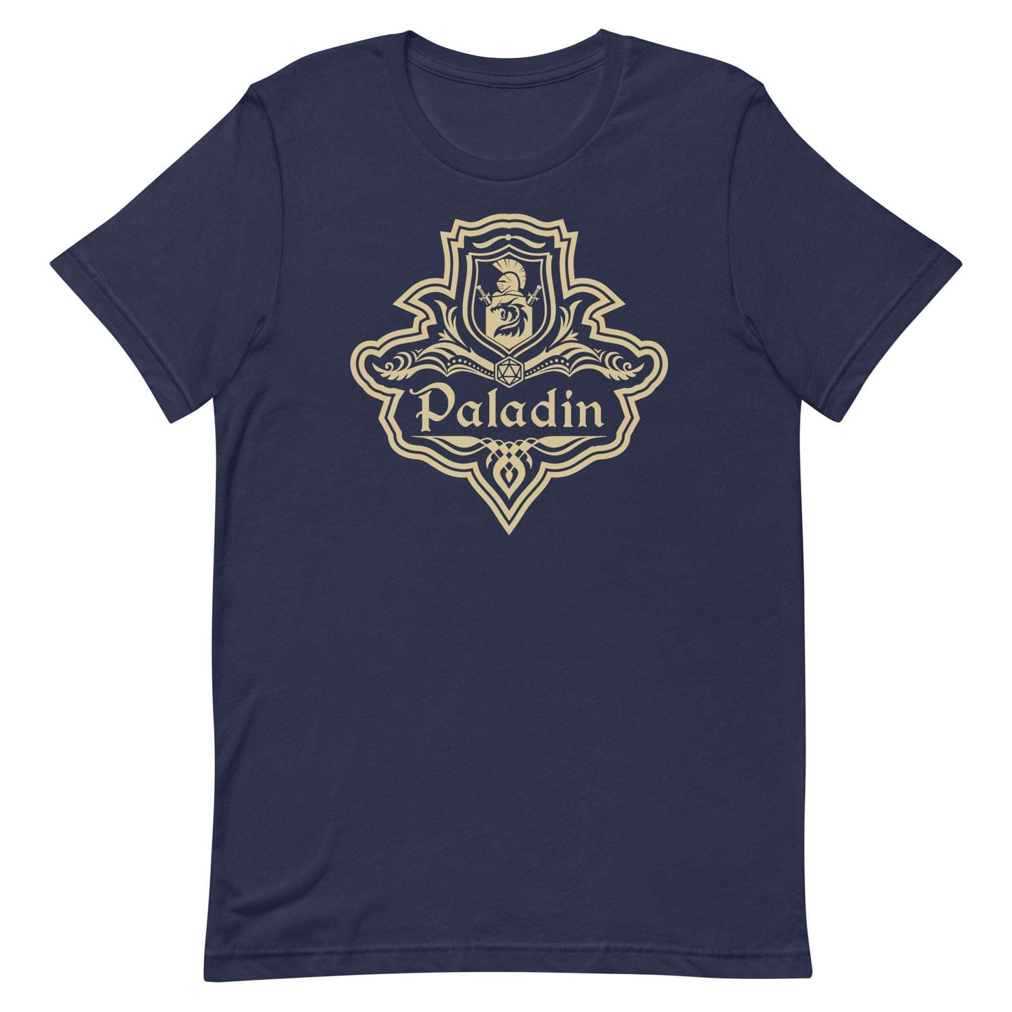 Printify T-Shirt Navy / S DnD Paladin Class Emblem T-Shirt