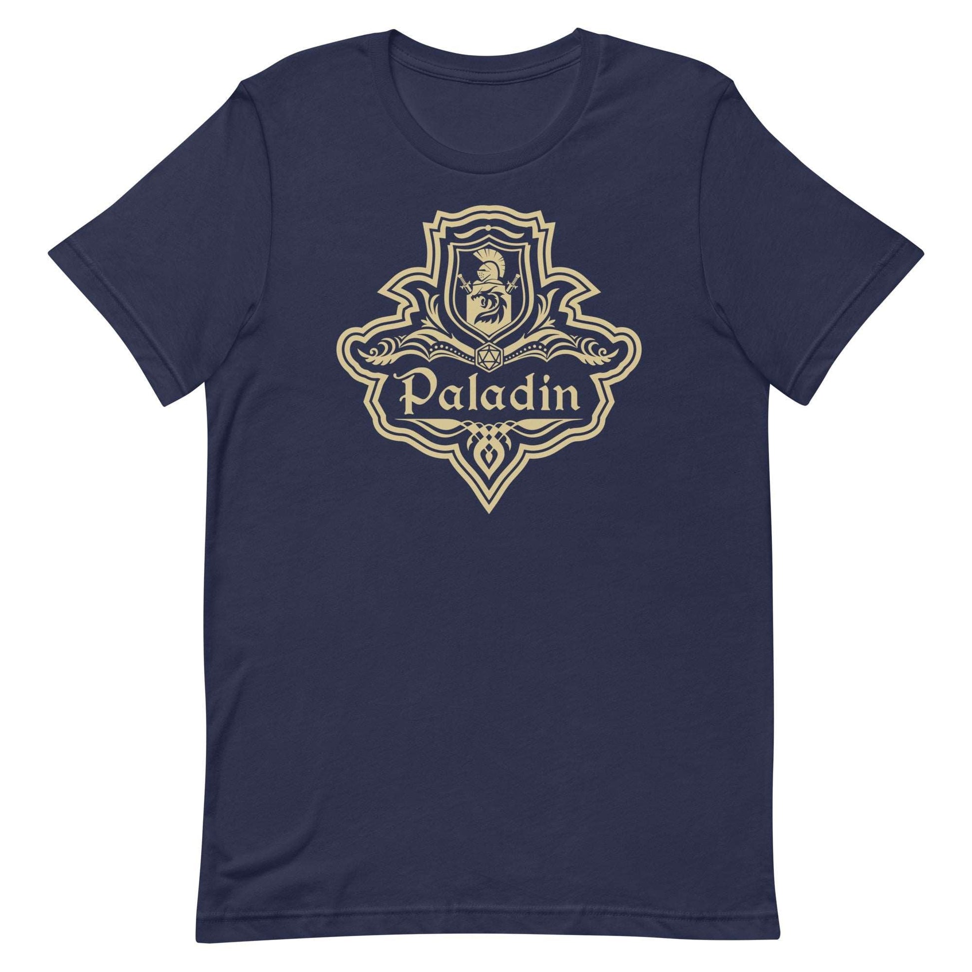 Printify T-Shirt Navy / S DnD Paladin Class Emblem T-Shirt