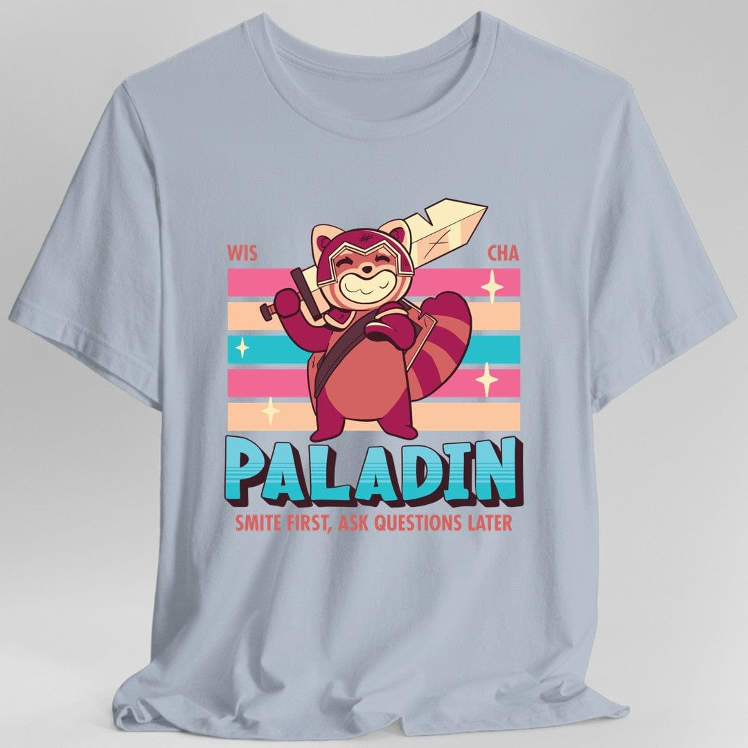Printify T-Shirt Light Blue / S DnD Paladin Shirt - D&D Kawaii Class T-shirt