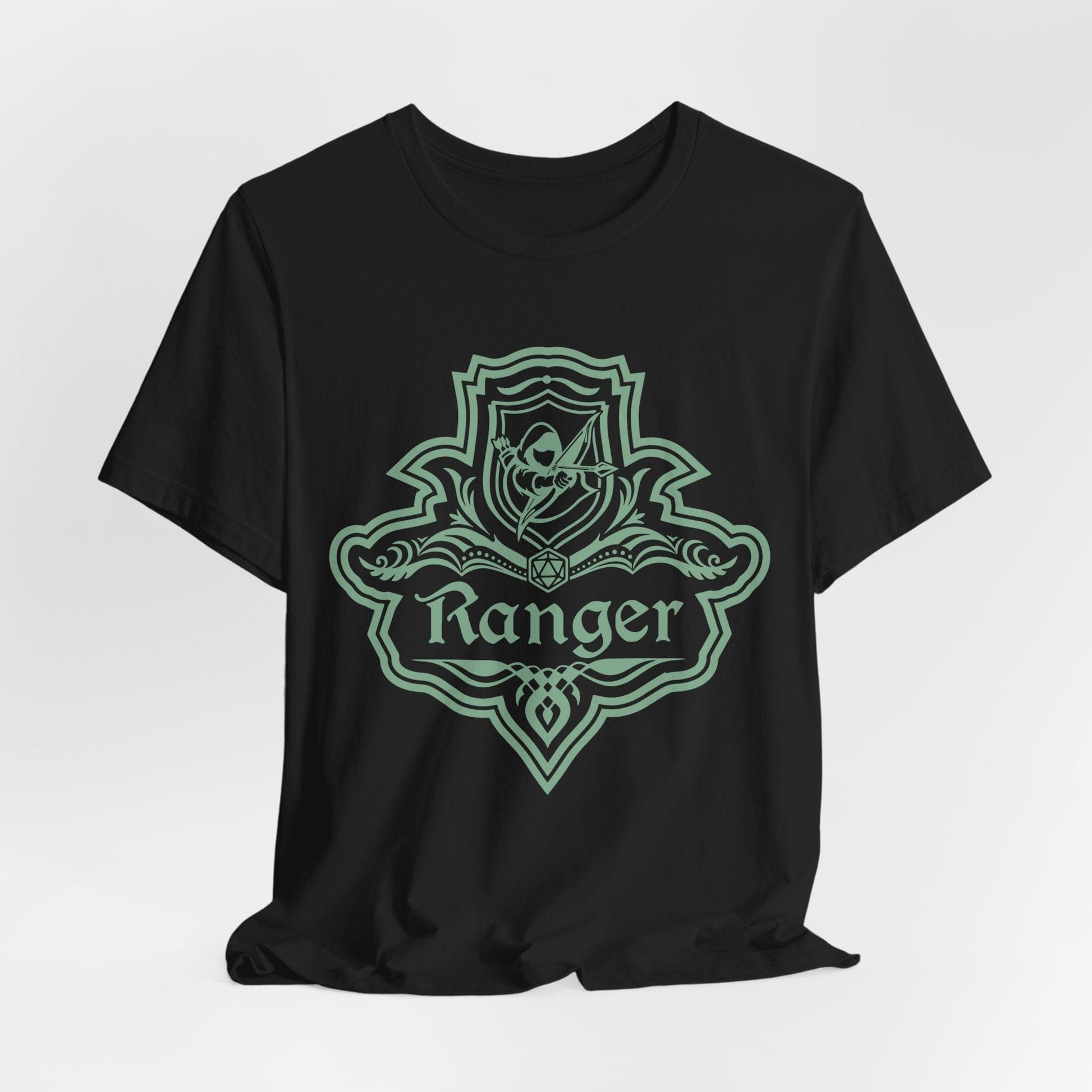 Printify T-Shirt Black / S DnD Ranger Class Emblem T-Shirt
