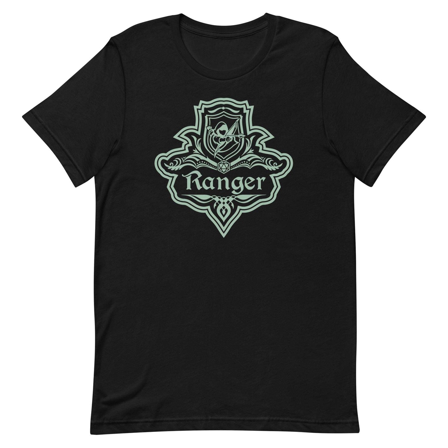 Printify T-Shirt Black / S DnD Ranger Class Emblem T-Shirt