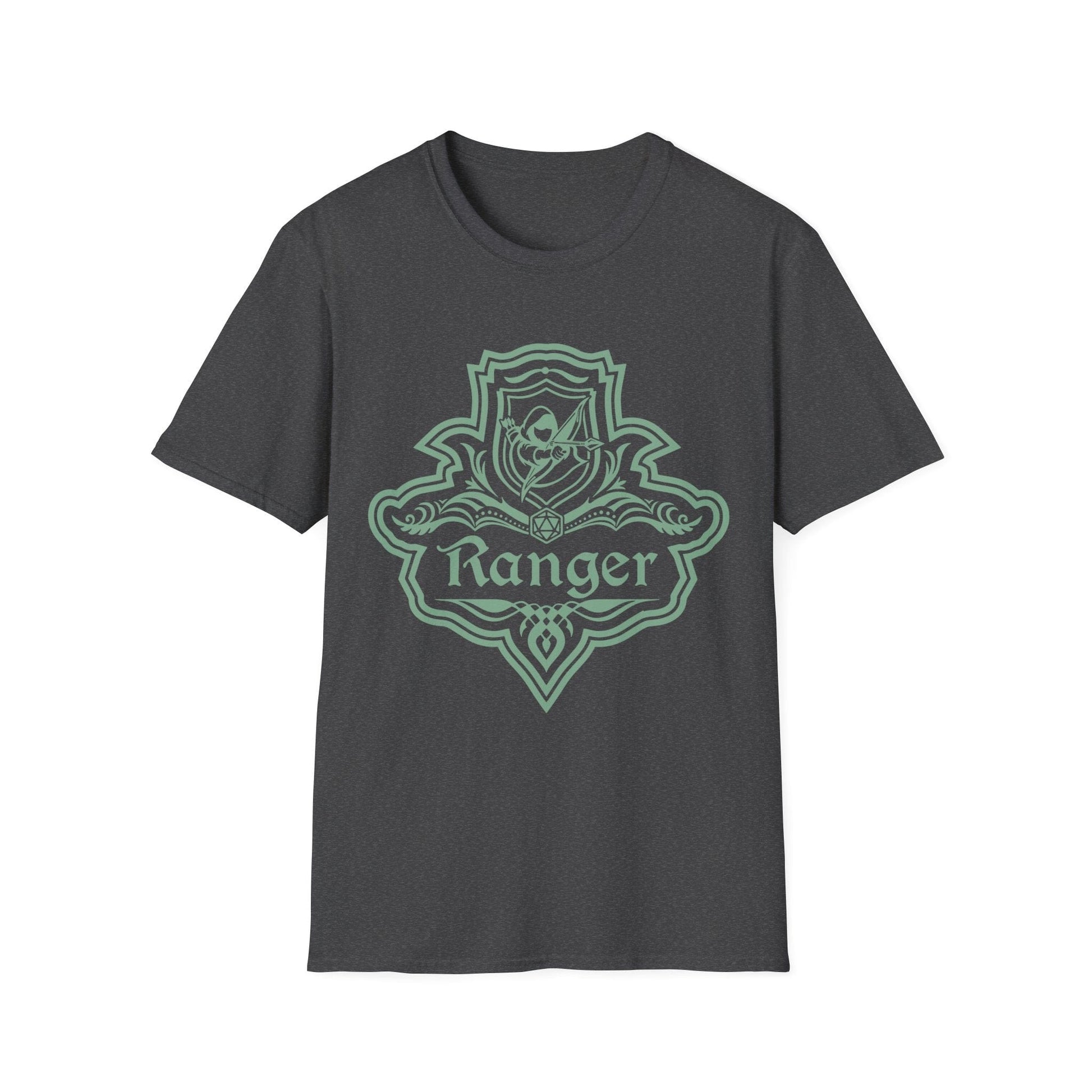 Printify T-Shirt Dark Heather / S DnD Ranger Class Emblem T-Shirt