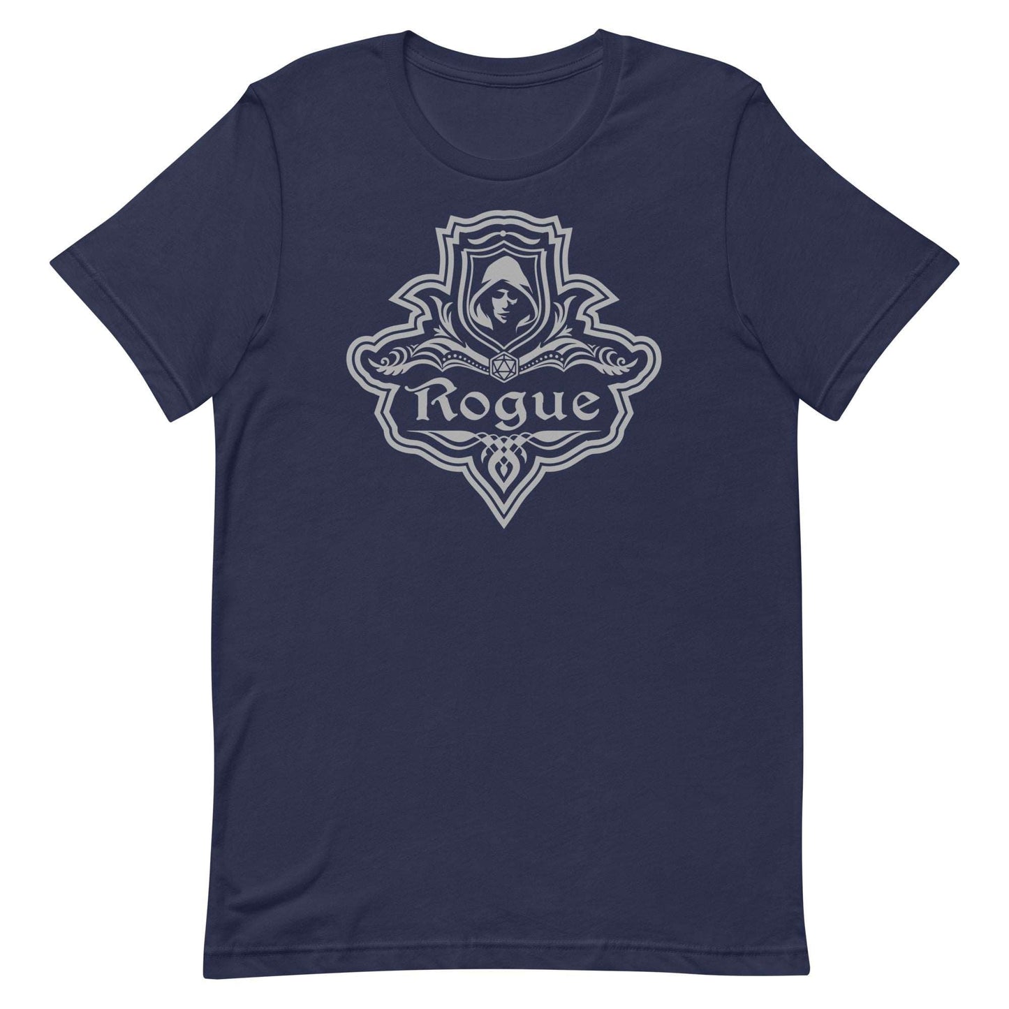 Printify T-Shirt Navy / S DnD Rogue Class Emblem T-Shirt