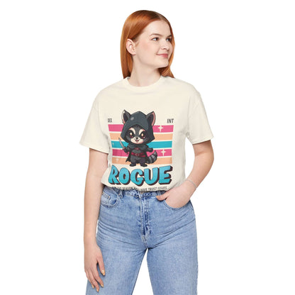 Printify T-Shirt DnD Rogue Shirt - D&D Kawaii Class T-shirt