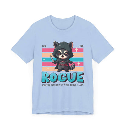 Printify T-Shirt Baby Blue / S DnD Rogue Shirt - D&D Kawaii Class T-shirt