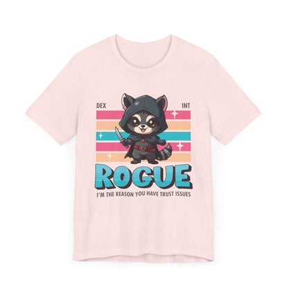 Printify T-Shirt Soft Pink / S DnD Rogue Shirt - D&D Kawaii Class T-shirt