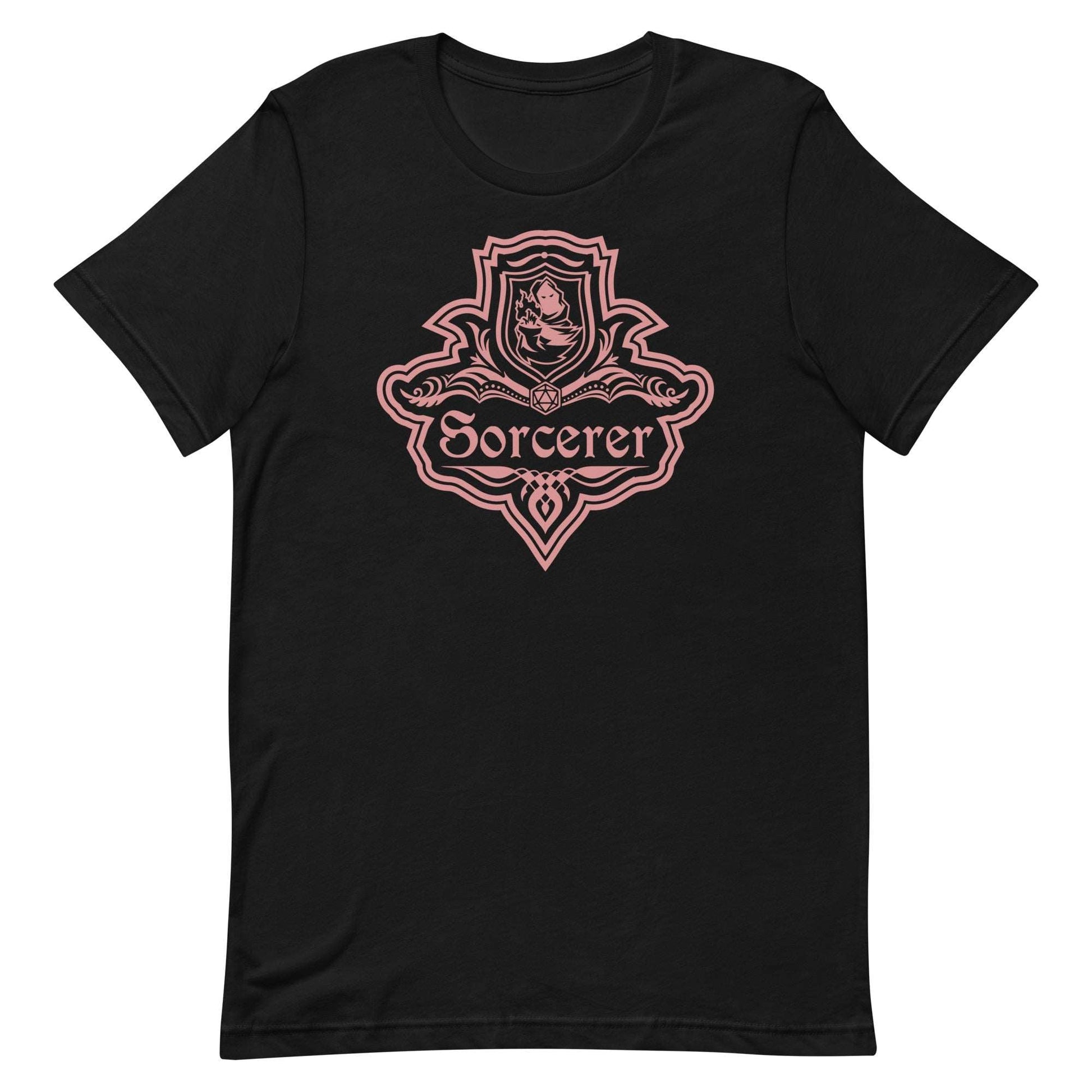 Printify T-Shirt Black / S DnD Sorcerer Class Emblem T-Shirt