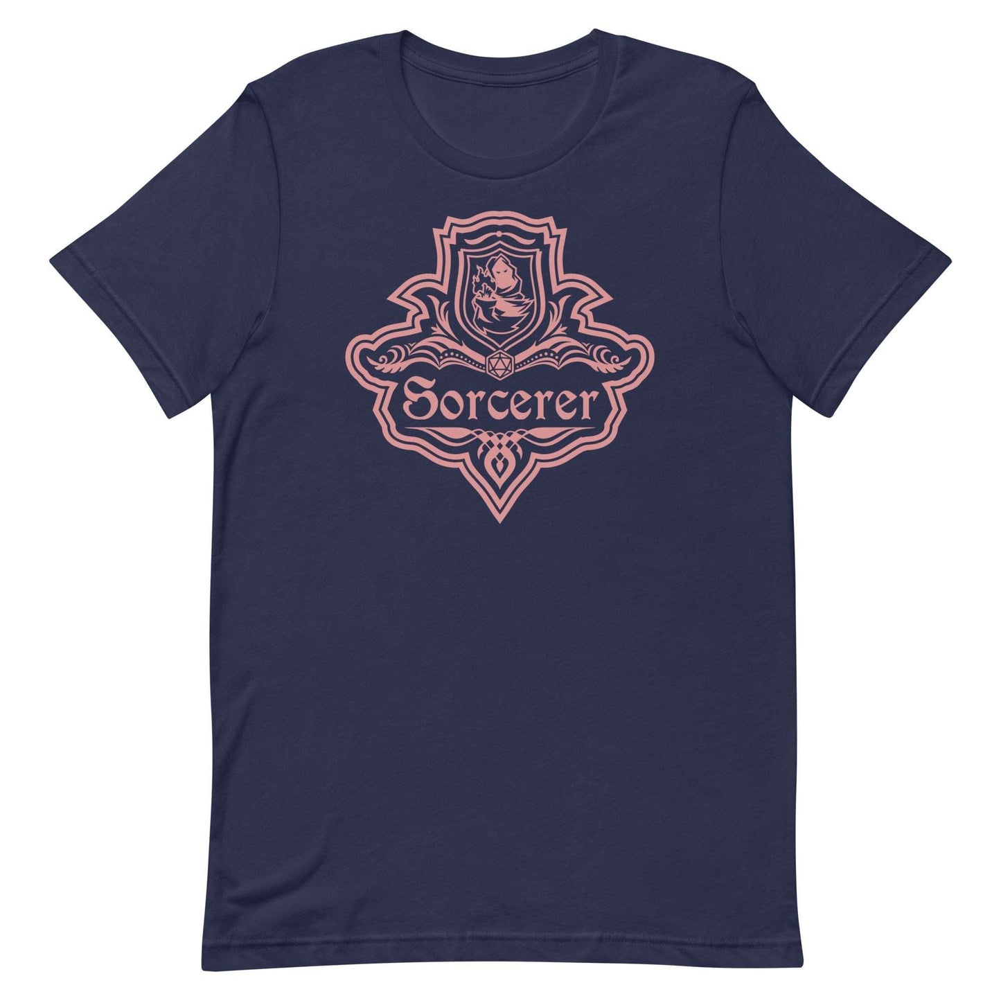 Printify T-Shirt Navy / S DnD Sorcerer Class Emblem T-Shirt