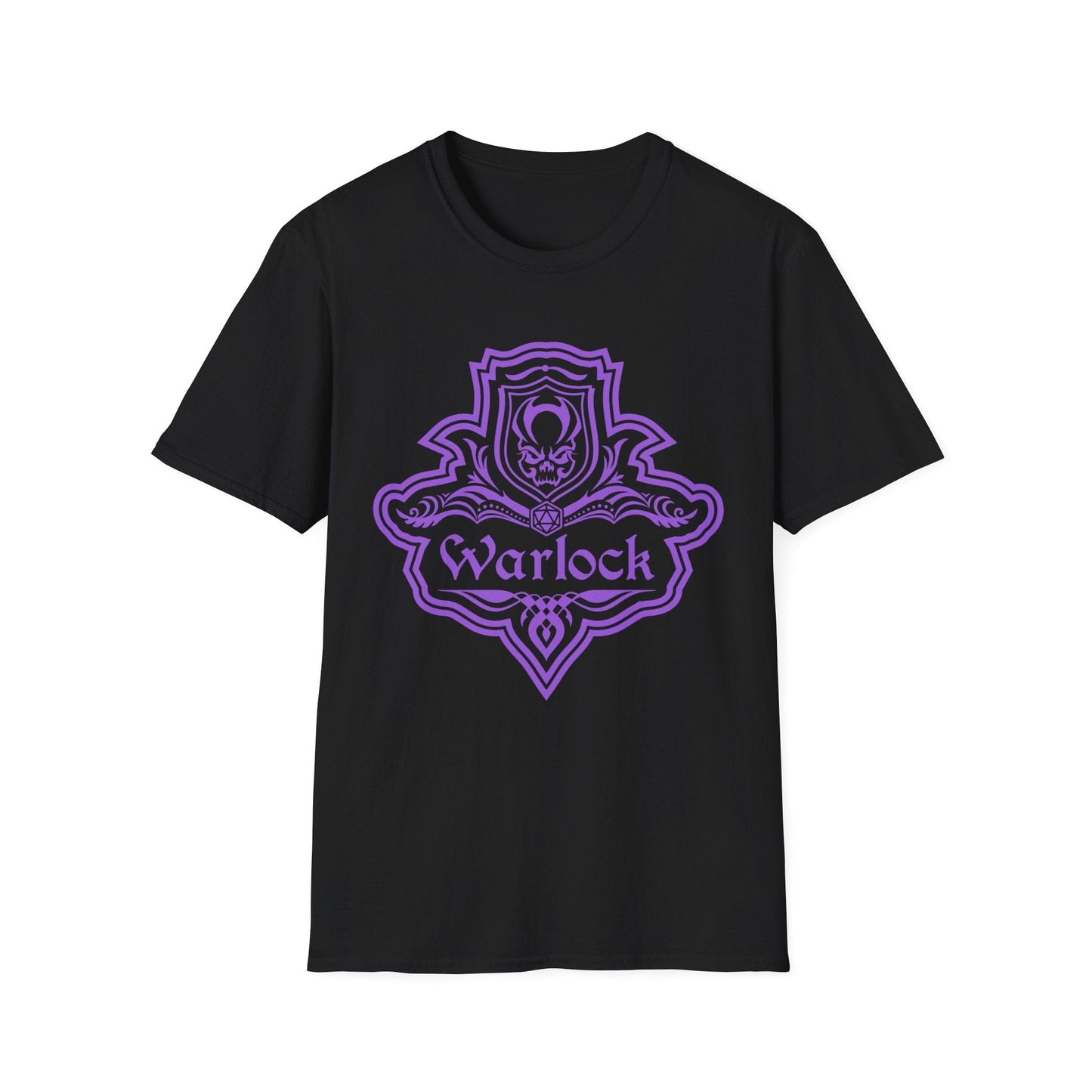 Printify T-Shirt Black / S DnD Warlock Class Emblem T-Shirt