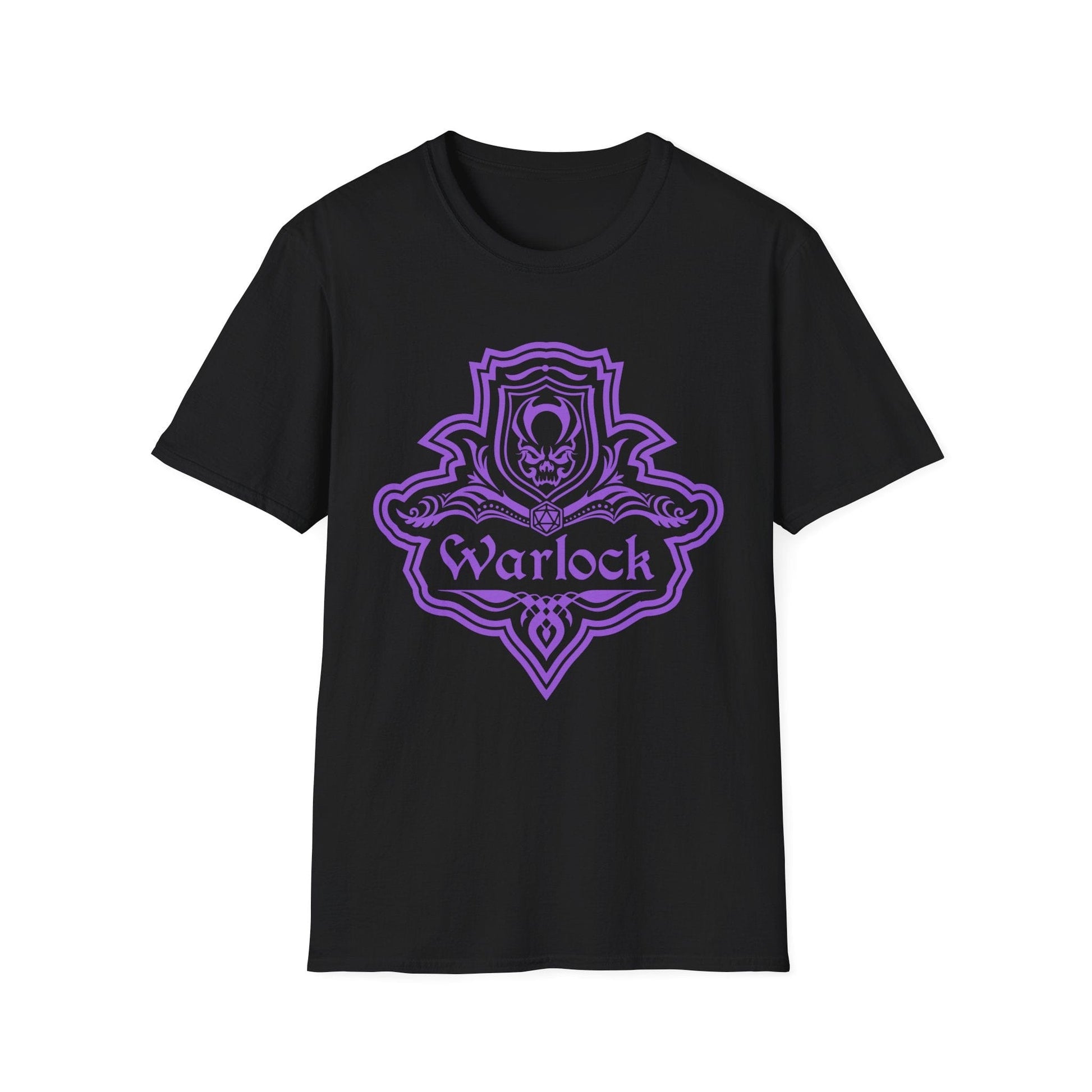 Printify T-Shirt Black / S DnD Warlock Class Emblem T-Shirt