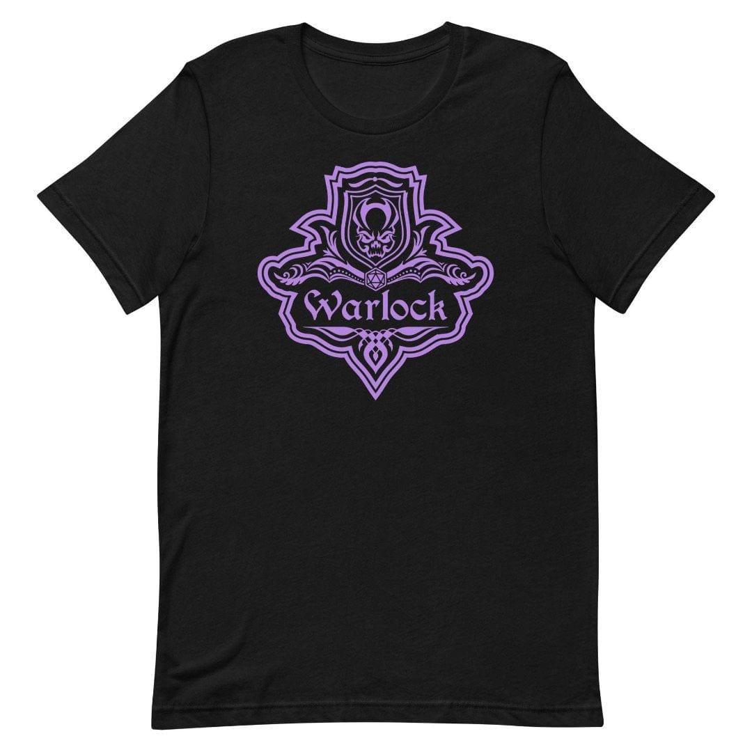 Printify T-Shirt Black / S DnD Warlock Class Emblem T-Shirt