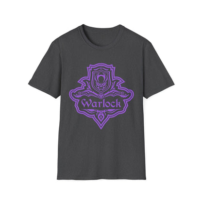 Printify T-Shirt Dark Heather / S DnD Warlock Class Emblem T-Shirt