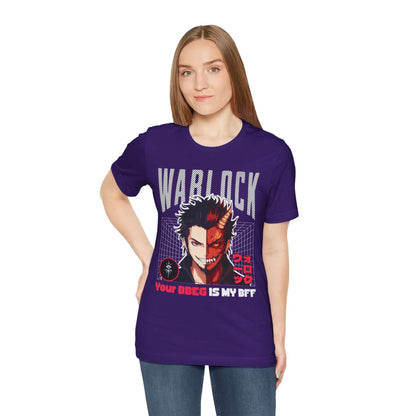 Printify T-Shirt DnD Warlock T-shirt - Your BBEG Is My BFF