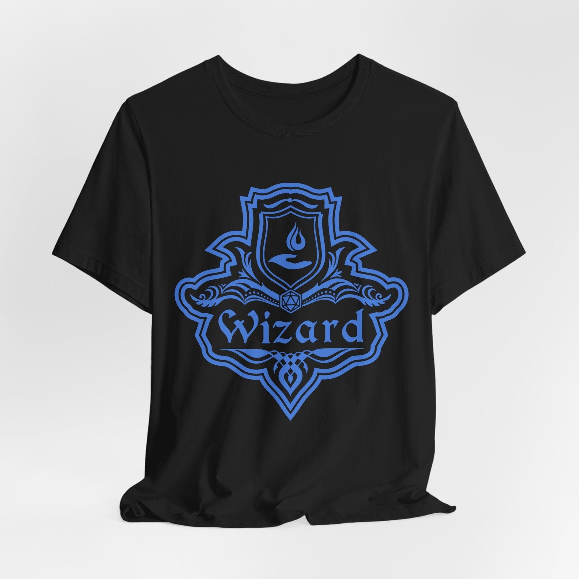 Printify T-Shirt Black / S DnD Wizard Class Emblem T-Shirt