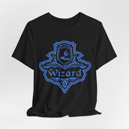 Printify T-Shirt Black / S DnD Wizard Class Emblem T-Shirt