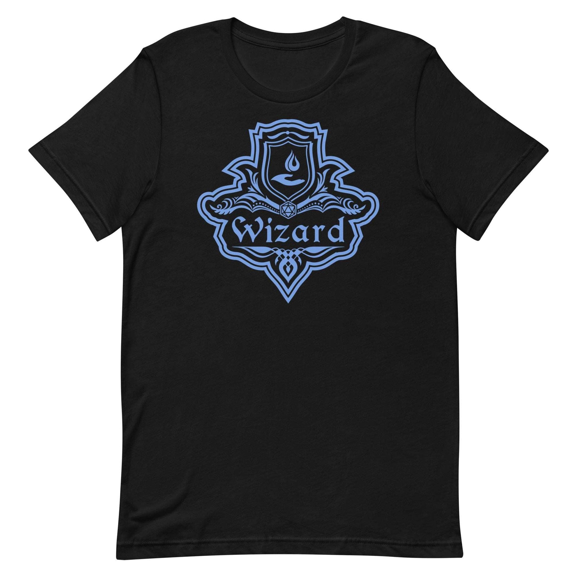 Printify T-Shirt Black / S DnD Wizard Class Emblem T-Shirt