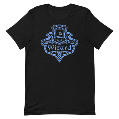 Printify T-Shirt Black / S DnD Wizard Class Emblem T-Shirt