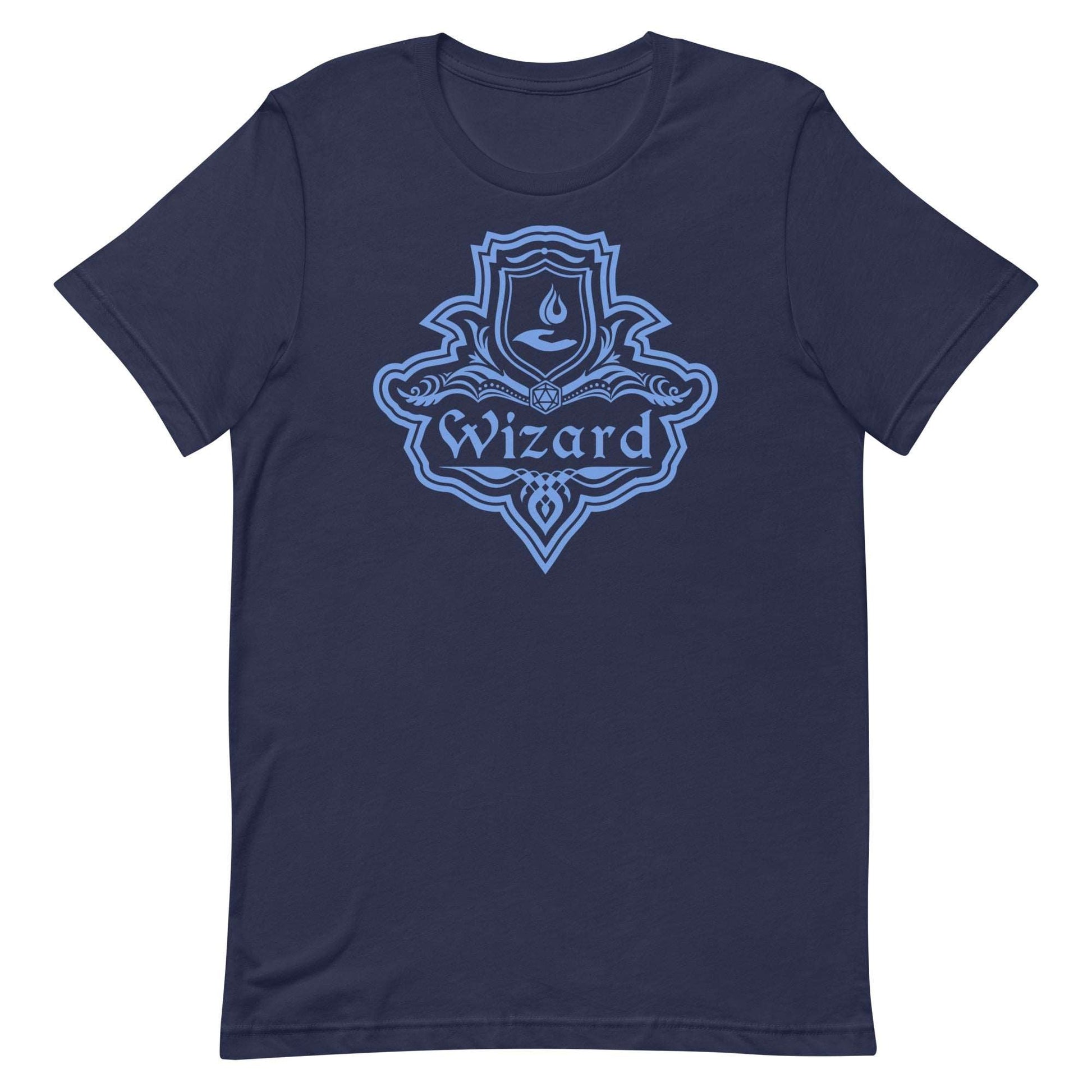 Printify T-Shirt Navy / S DnD Wizard Class Emblem T-Shirt