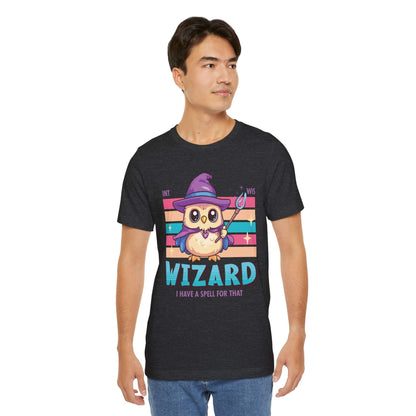 Printify T-Shirt DnD Wizard Shirt - D&D Kawaii Class T-shirt