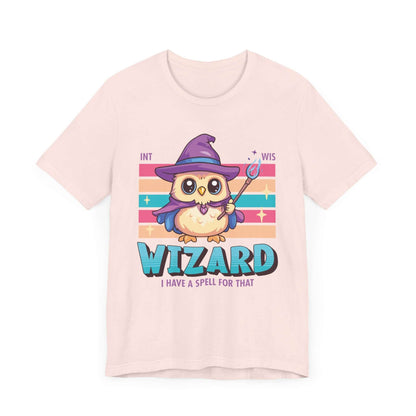 Printify T-Shirt Soft Pink / S DnD Wizard Shirt - D&D Kawaii Class T-shirt