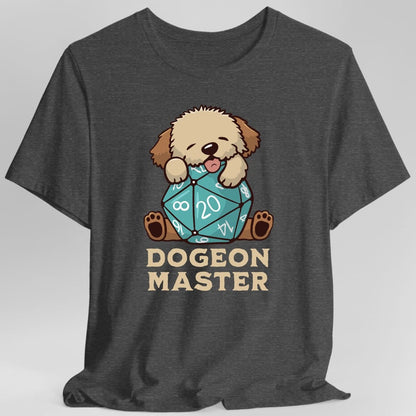 Printify T-Shirt Dark Heather / S Dogeon Master Dog D&D T-Shirt