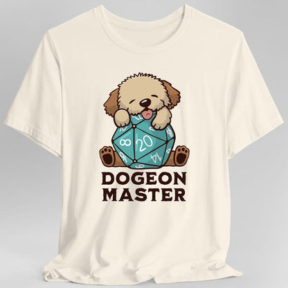 Printify T-Shirt Natural / S Dogeon Master Dog D&D T-Shirt