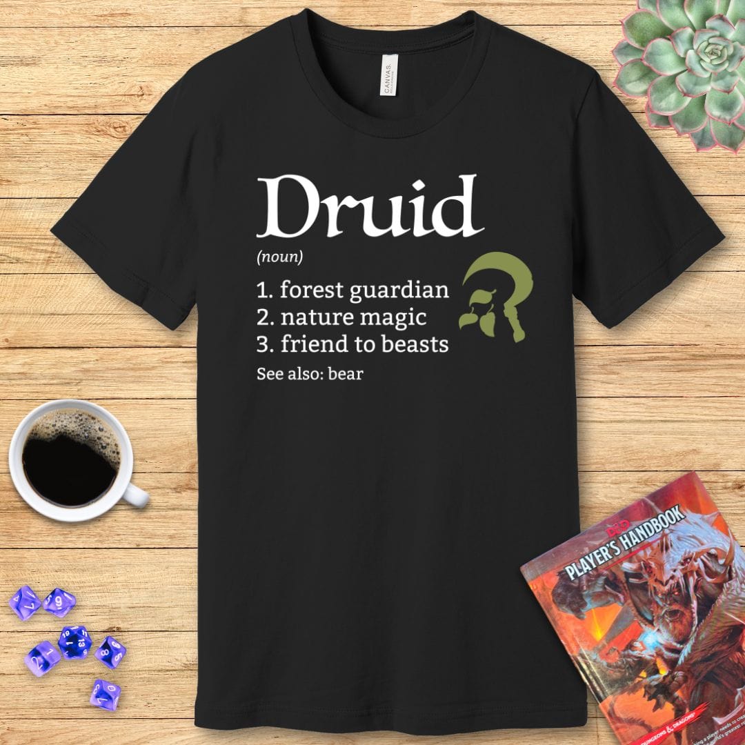 Printify T-Shirt Druid Class Definition T-Shirt