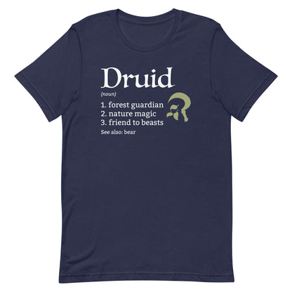 Printify T-Shirt Navy / S Druid Class Definition T-Shirt