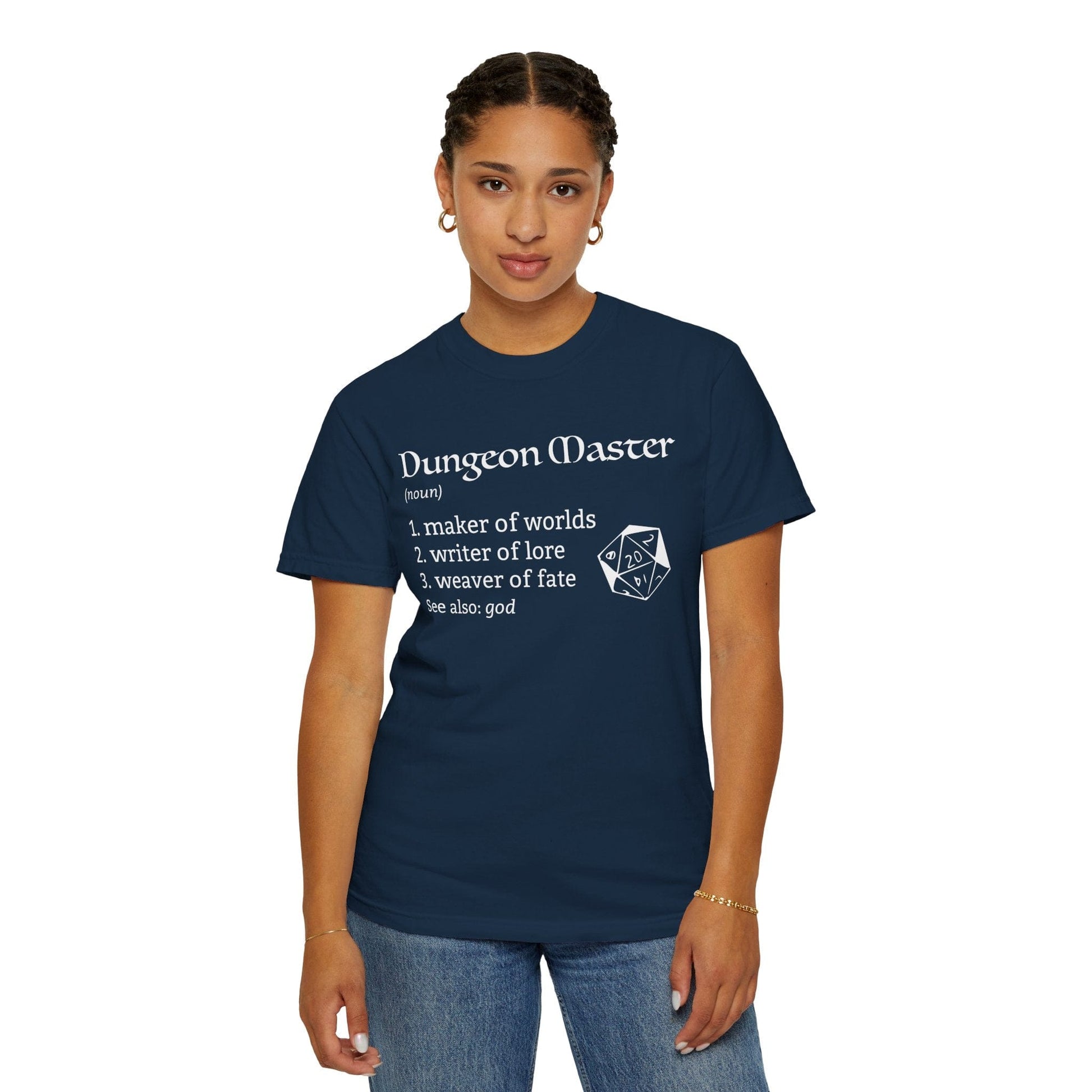 Printify T-Shirt Dungeon Master Definition D&D T-Shirt - Comfort Colors