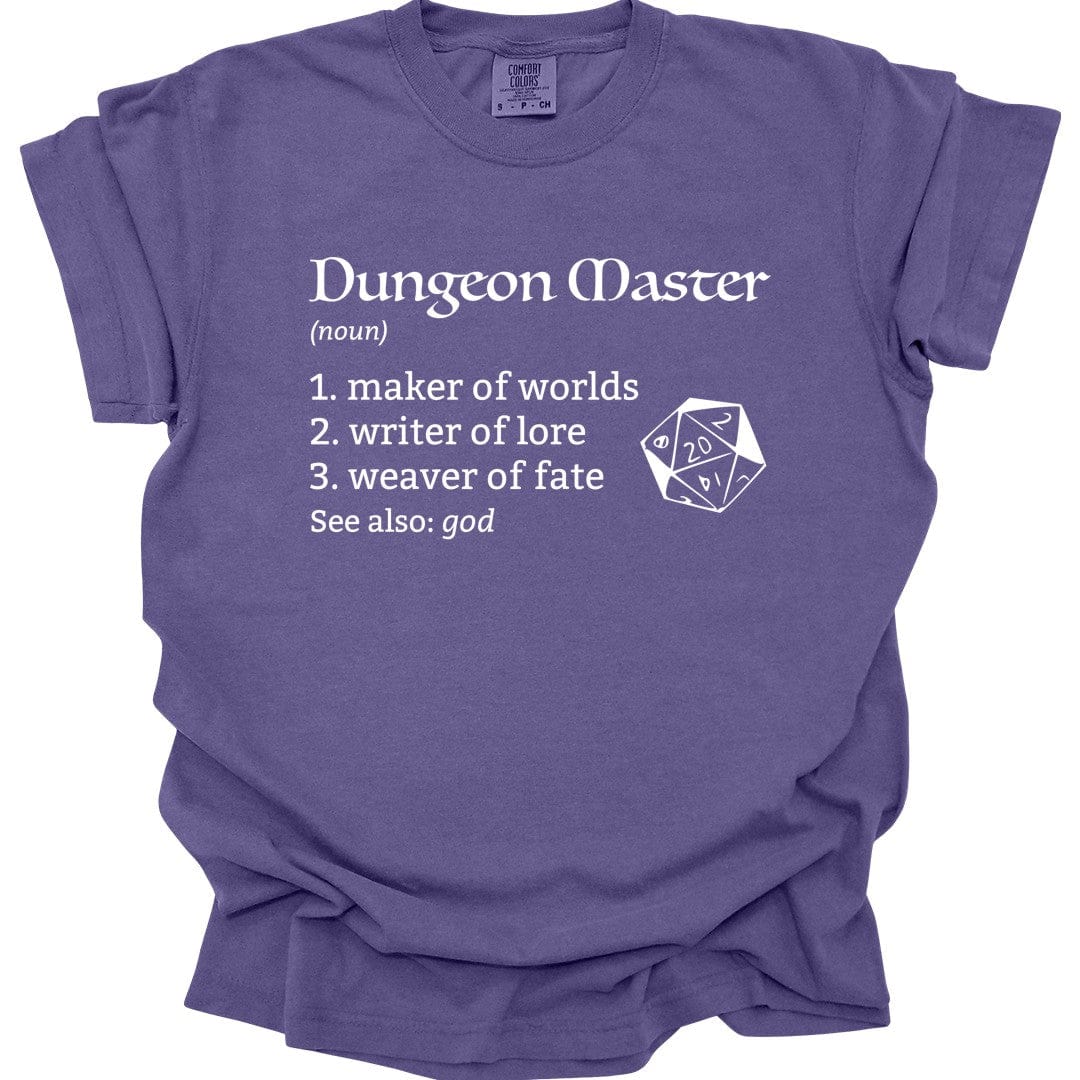 Printify T-Shirt Grape / S Dungeon Master Definition D&D T-Shirt - Comfort Colors