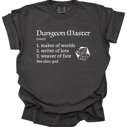 Printify T-Shirt Pepper / S Dungeon Master Definition D&D T-Shirt - Comfort Colors