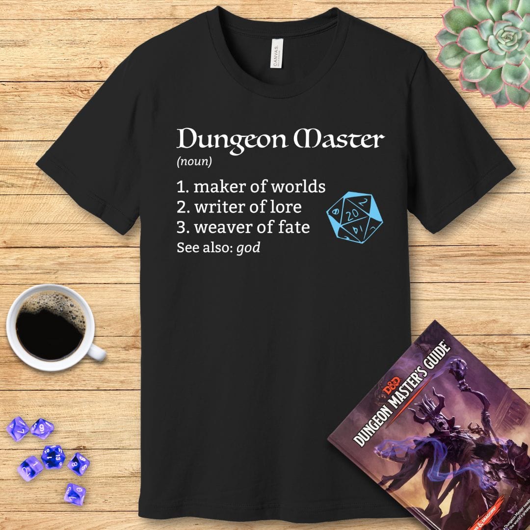 Printify T-Shirt Dungeon Master Definition T-Shirt