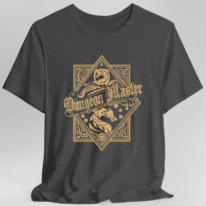 Printify T-Shirt Dark Heather Grey / S Dungeon Master Emblem T-shirt