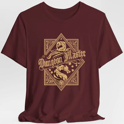 Printify T-Shirt Maroon / S Dungeon Master Emblem T-shirt