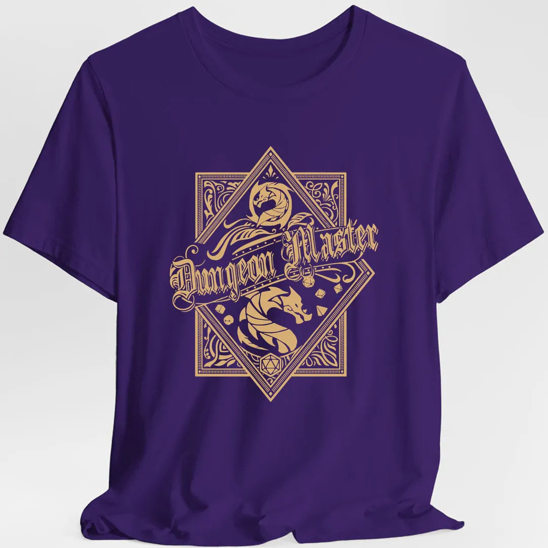 Printify T-Shirt Purple / S Dungeon Master Emblem T-shirt