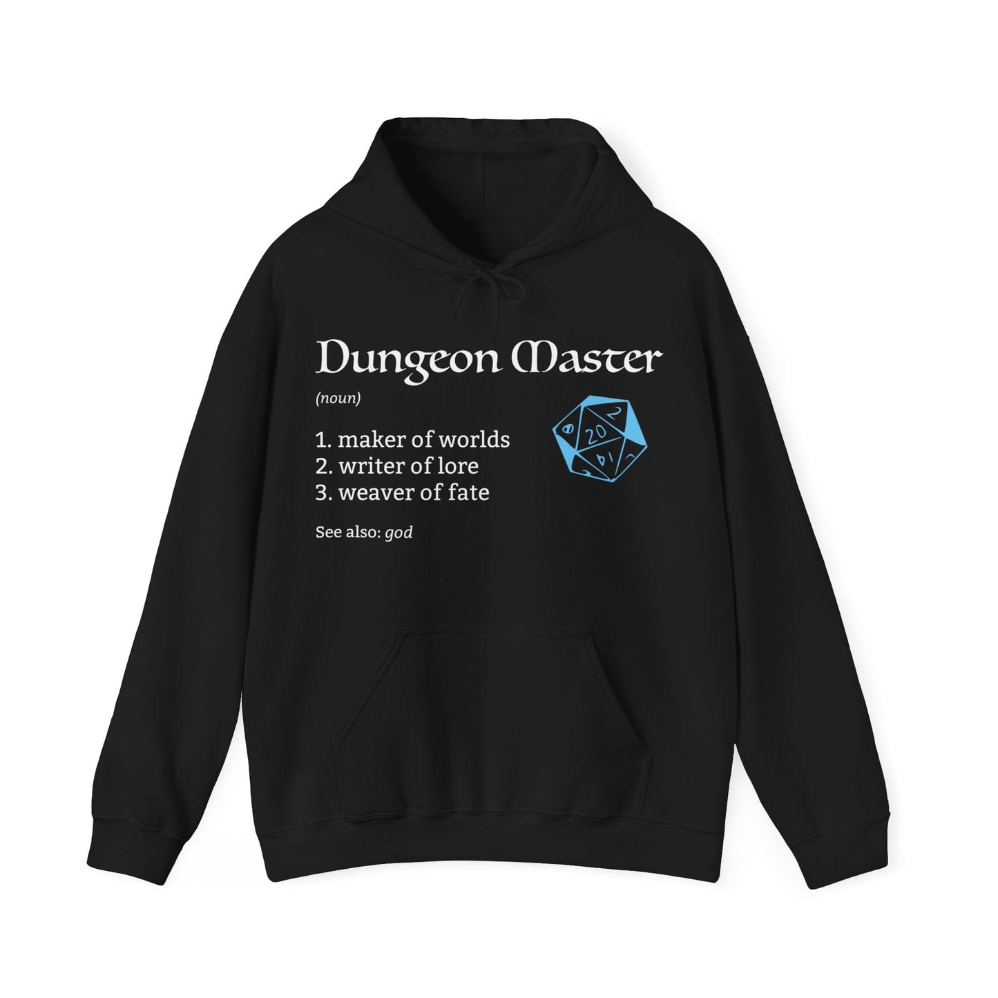 Printify Hoodie Black / S Dungeon Master Hoodie - Definition