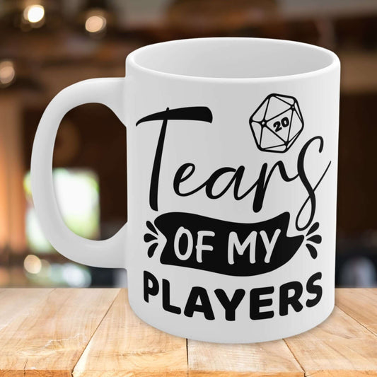 Printify Mug 11oz Dungeon Master Mug - Tears of My Players