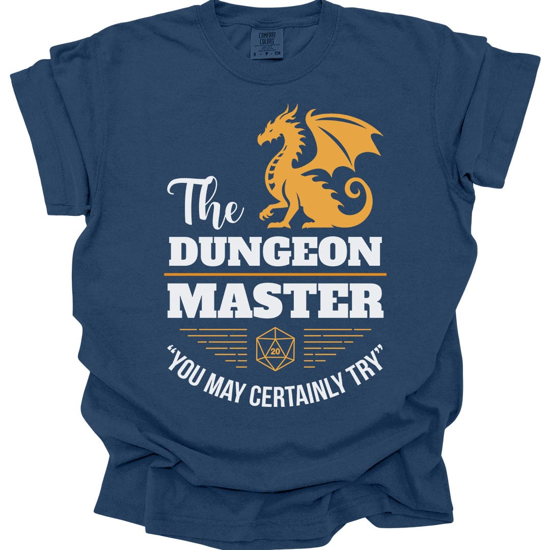 Printify T-Shirt True Navy / S Dungeon Master Shirt - Comfort Colors