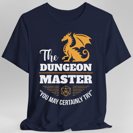 Printify T-Shirt Navy / S Dungeon Master Shirt