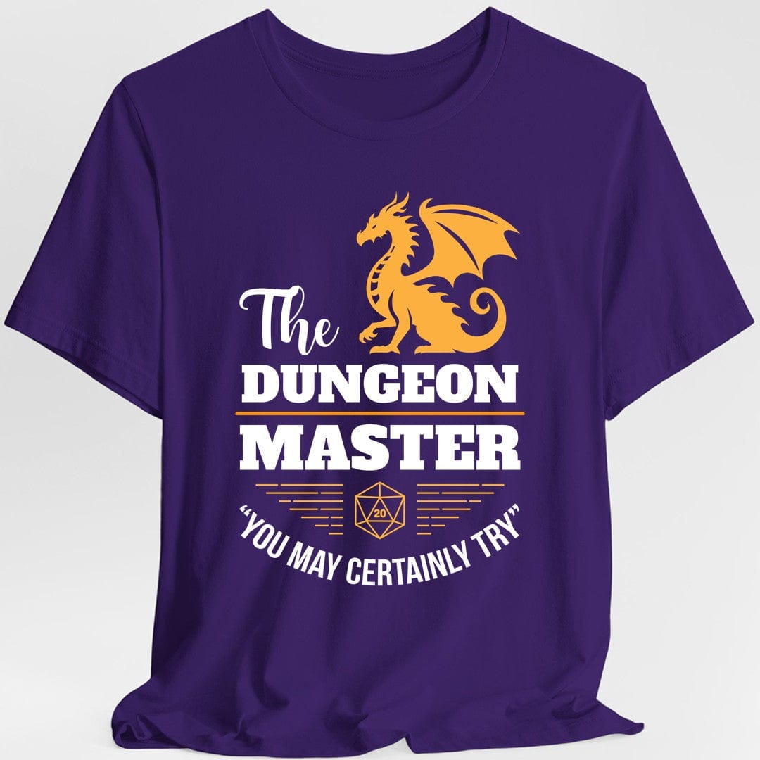 Printify T-Shirt Purple / S Dungeon Master Shirt