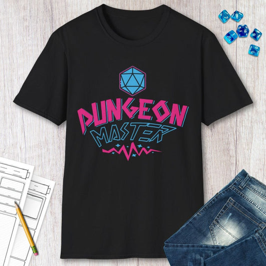 Printify T-Shirt Dungeon Master Shirt – Retro 90s D&D T-Shirt