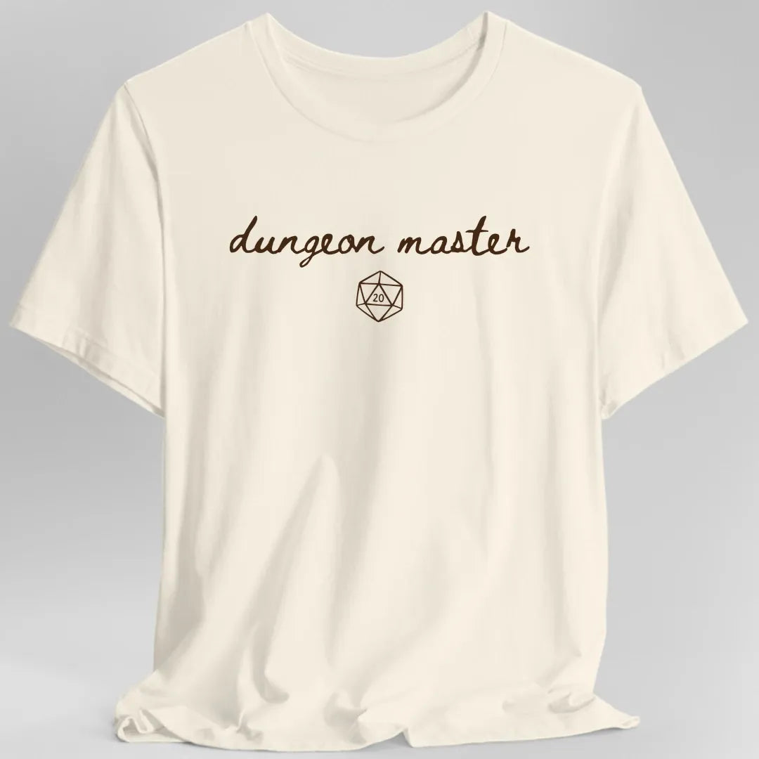 Printify T-Shirt Natural / S Dungeon Master Simple T-Shirt